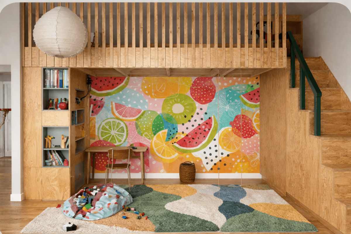 Zesty Mosaic Mural