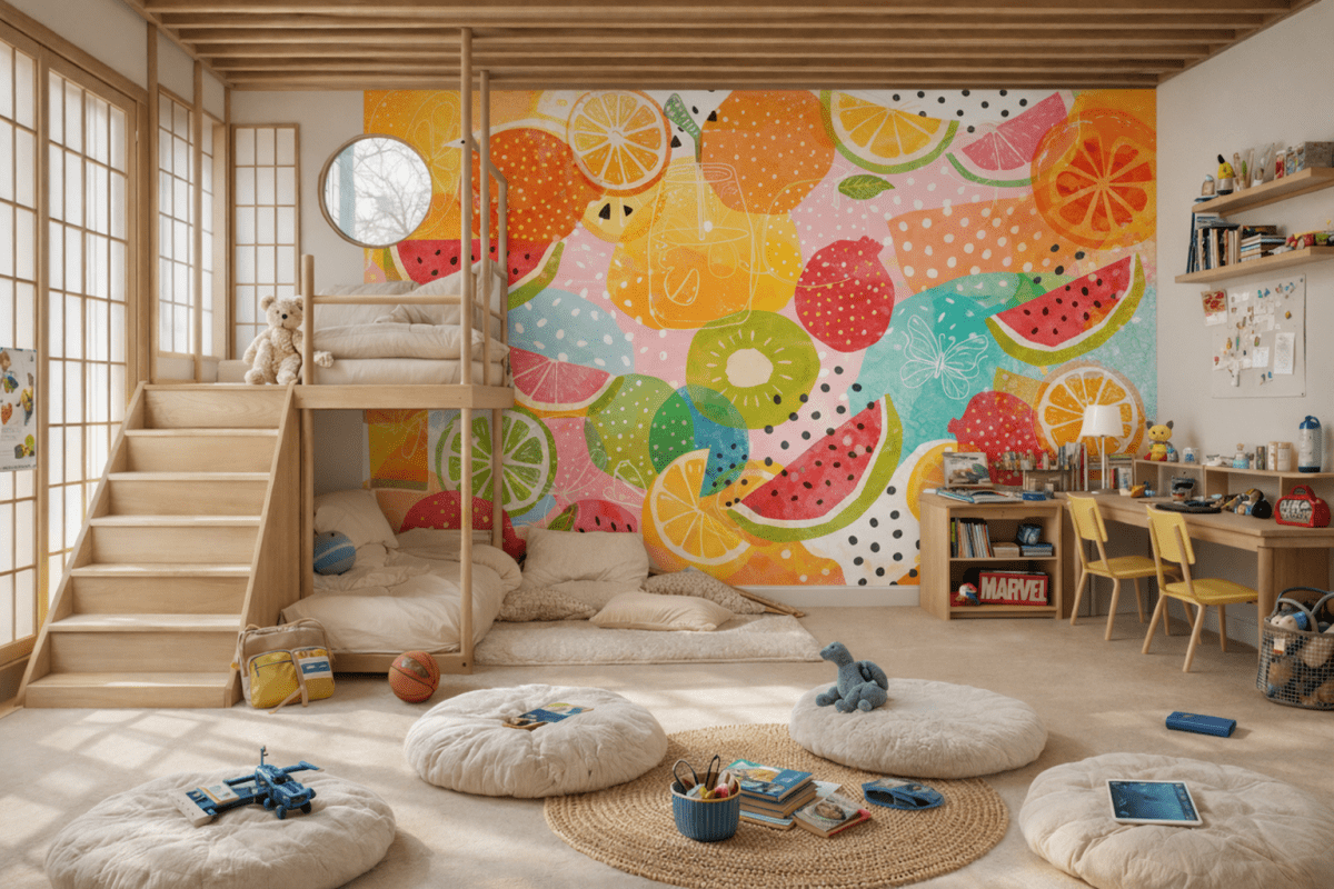 Zesty Mosaic Mural