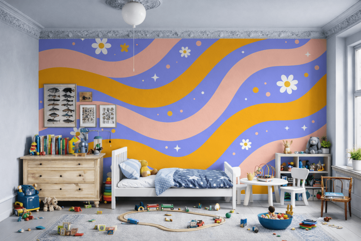 Wave Dappled Mural