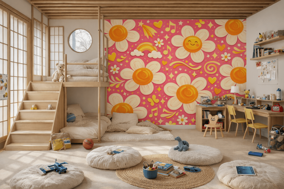 Sunny Blossom Mural