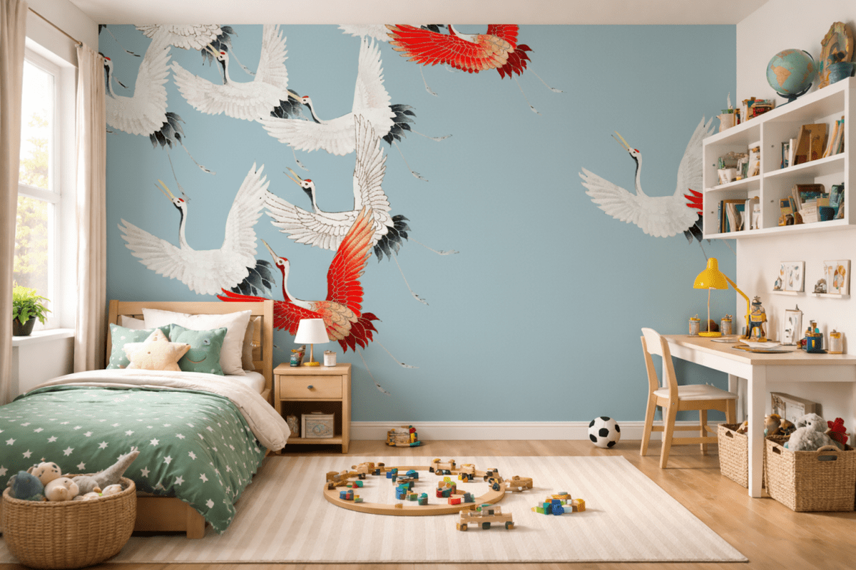 Crimson Crane Flight