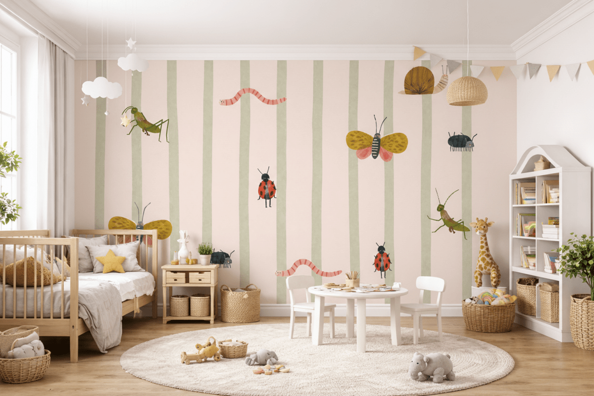 Insect Garden Mural