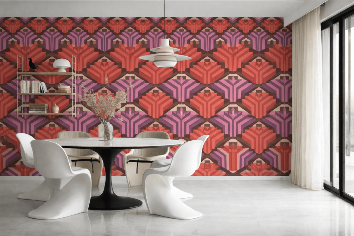 Crimson Petal Cascade