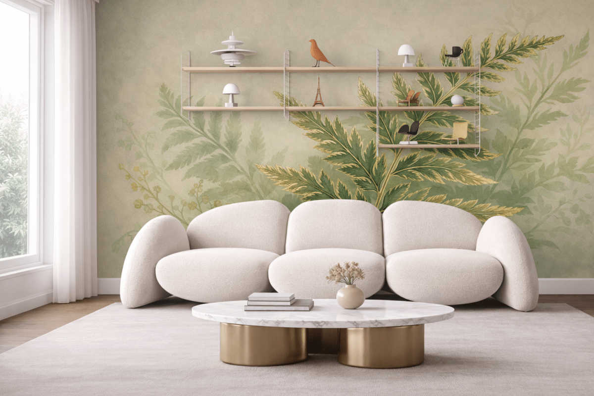 Silken Fern Tapestry