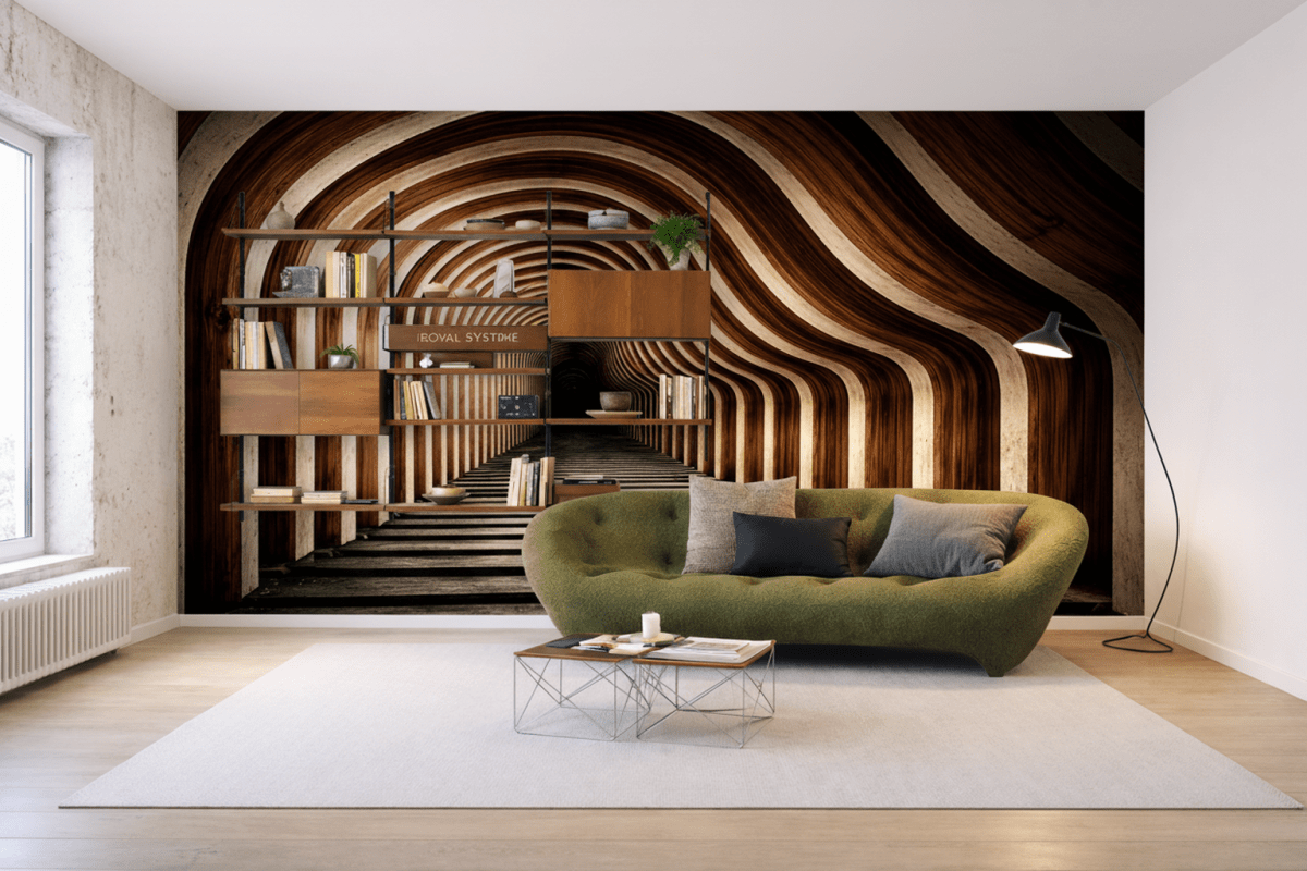 Arched Timber Passage