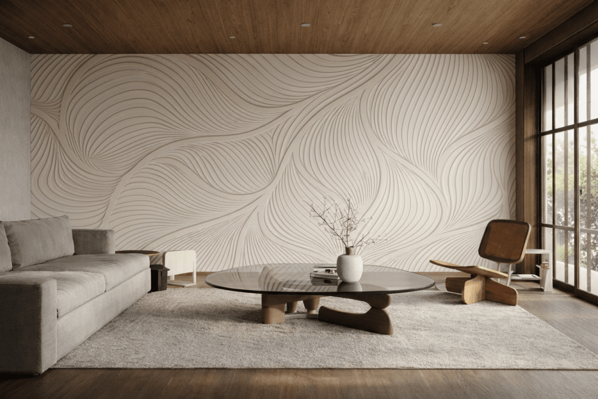 Wavy Tendril Motif
