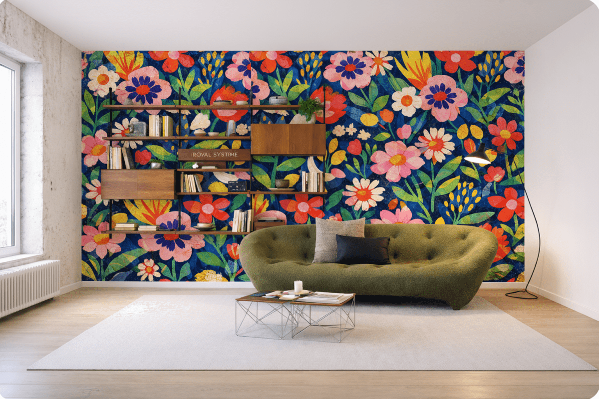 Vibrant Floral Mosaic