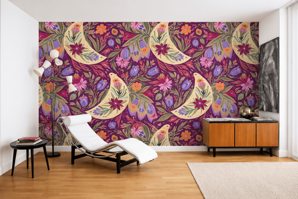 Floral Ink Splash