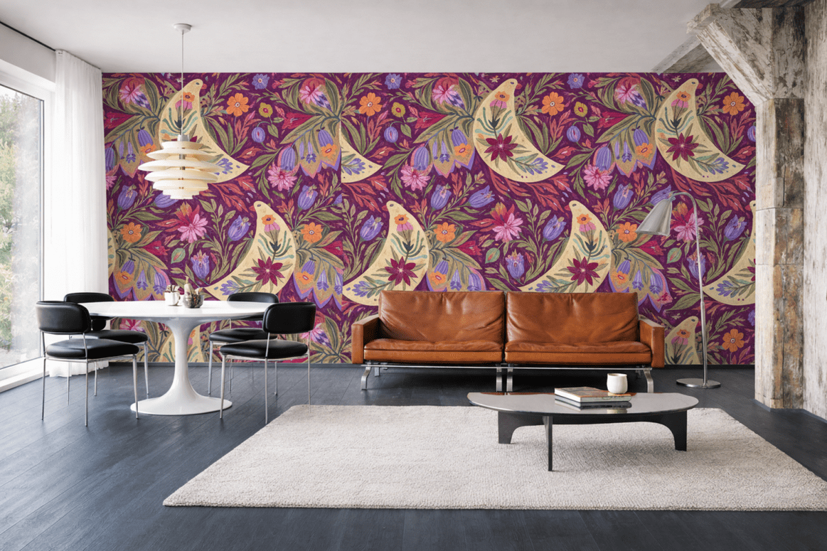 Floral Ink Splash