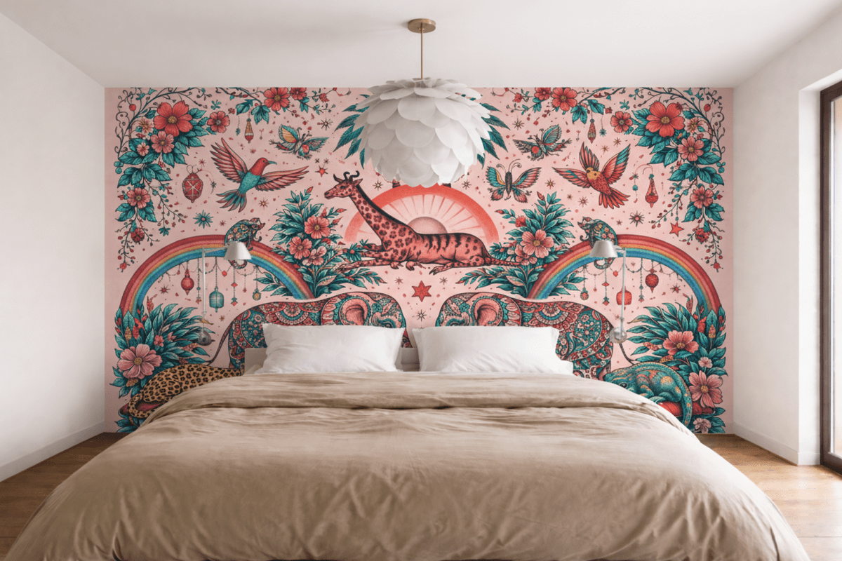 Whimsical Wildlife Embrace
