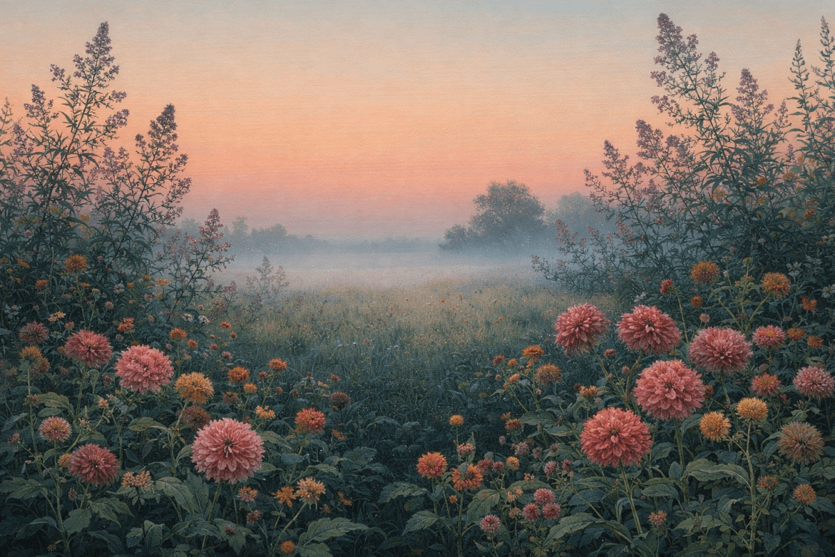 Shaded Blossom Mosaic