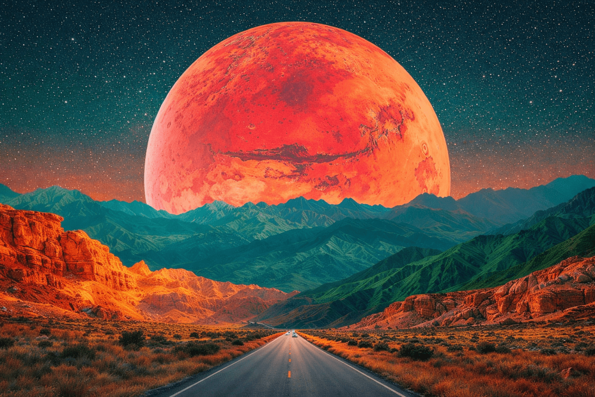 Crimson Granite Horizon