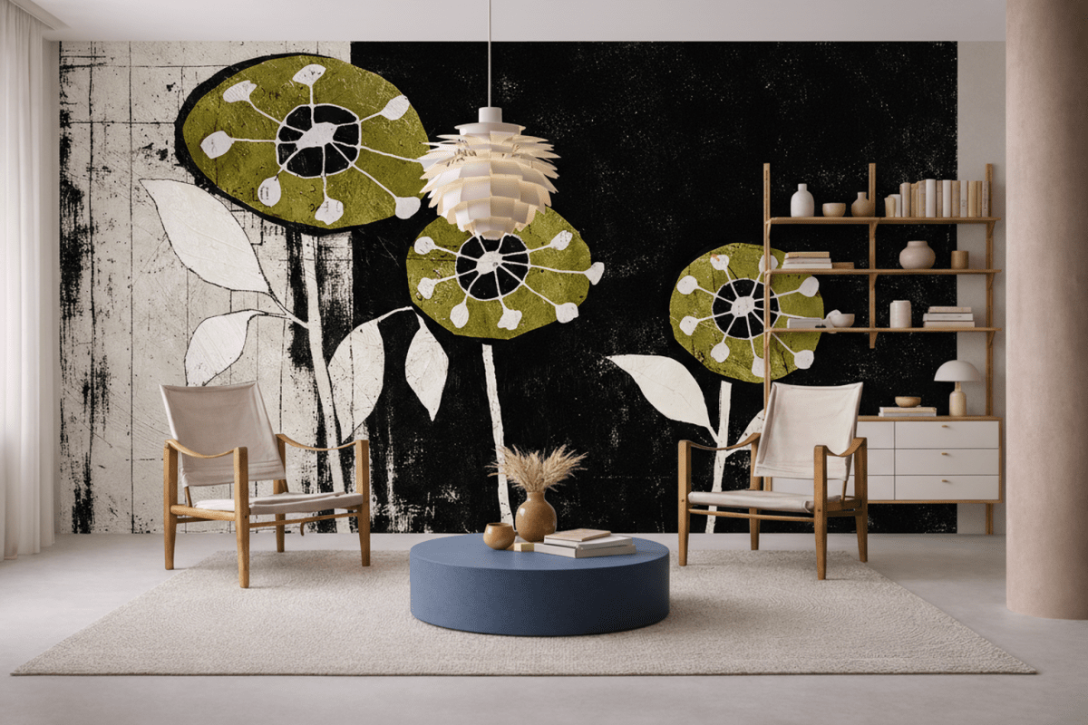 Charming Flora Silhouette