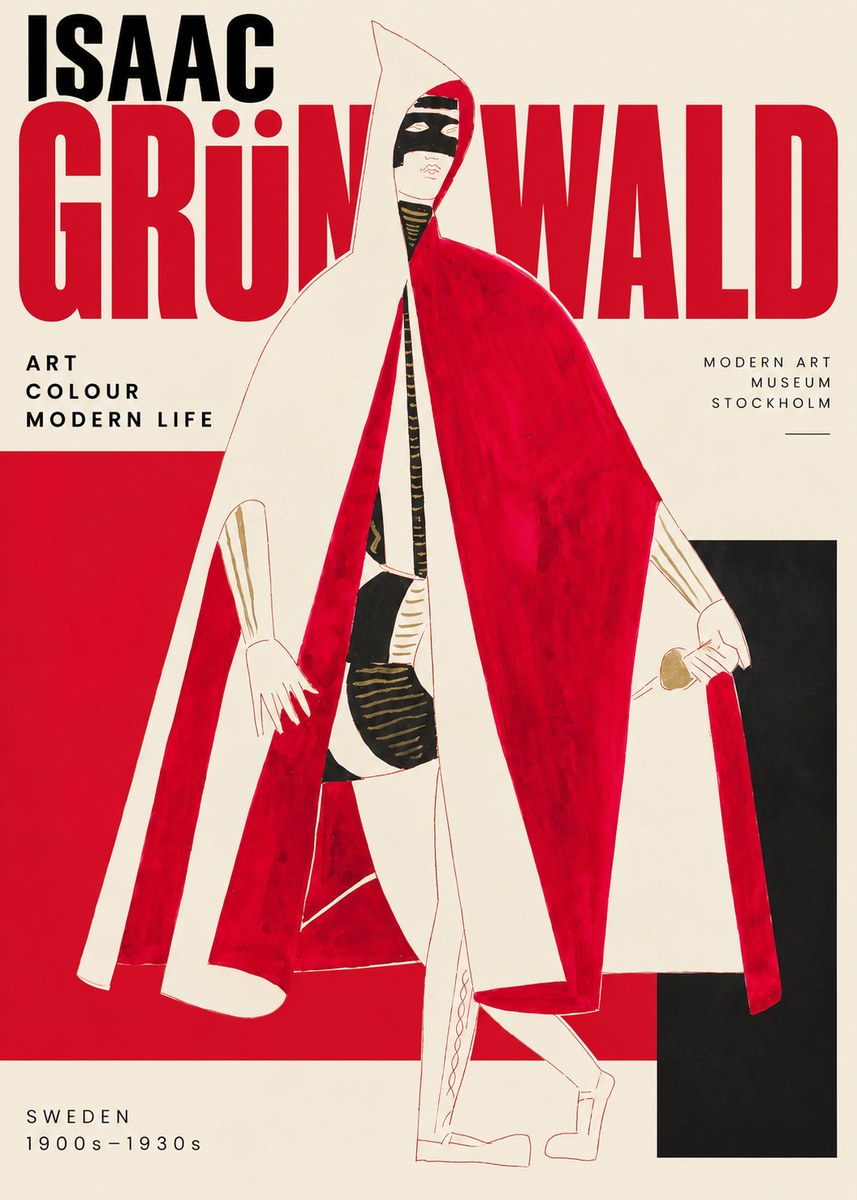 Isaac Grünewald Costume Design I No2 - Póster