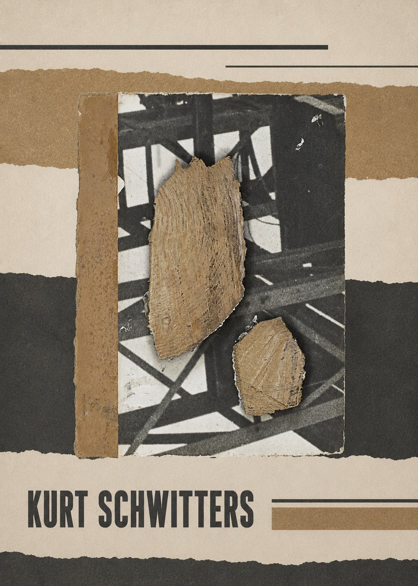 Kurt Schwitters Merz Collage with Found Objects No3 - Póster