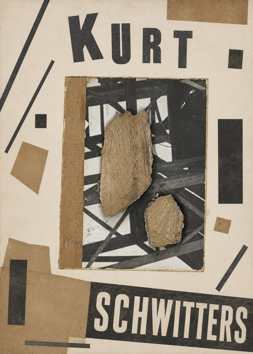 Kurt Schwitters Merz Collage with Found Objects No5 - Póster