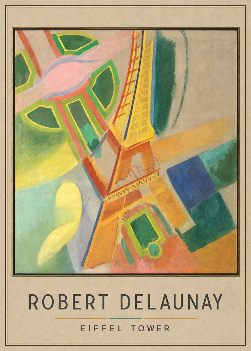 Robert Delaunay Eiffel Tower No3 - Póster
