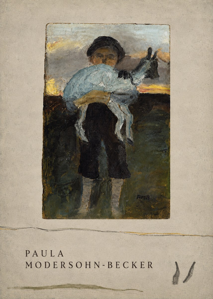Paula Modersohn-Becker Boy with Goat No5 - Póster