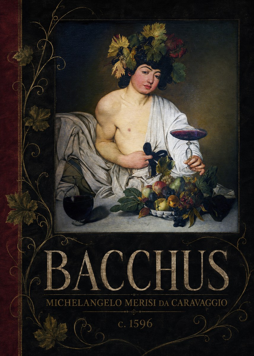 Michelangelo Merisi da Caravaggio Bacchus I No2 - Póster