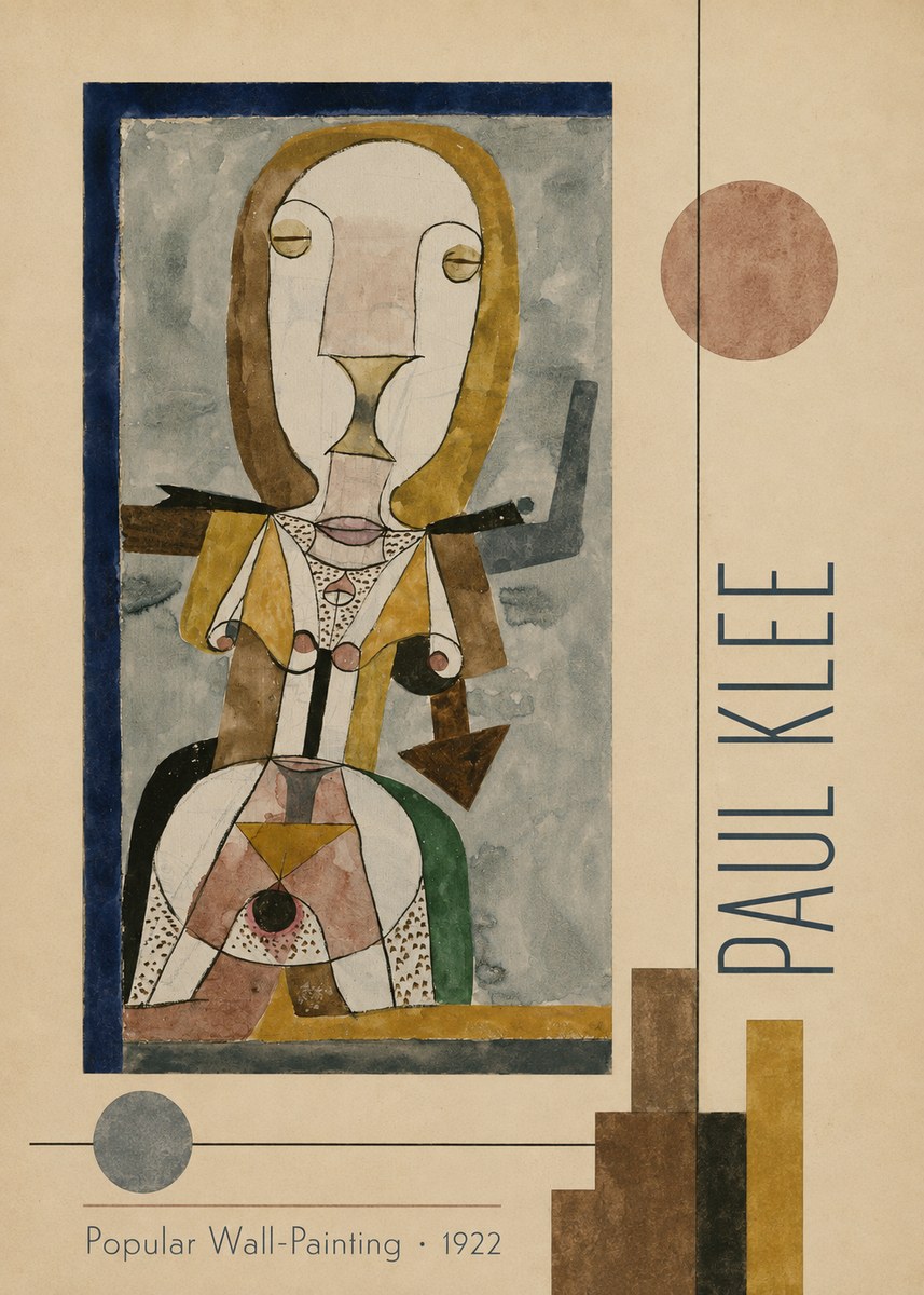 Paul Klee Popular Wall-painting No2 - Póster