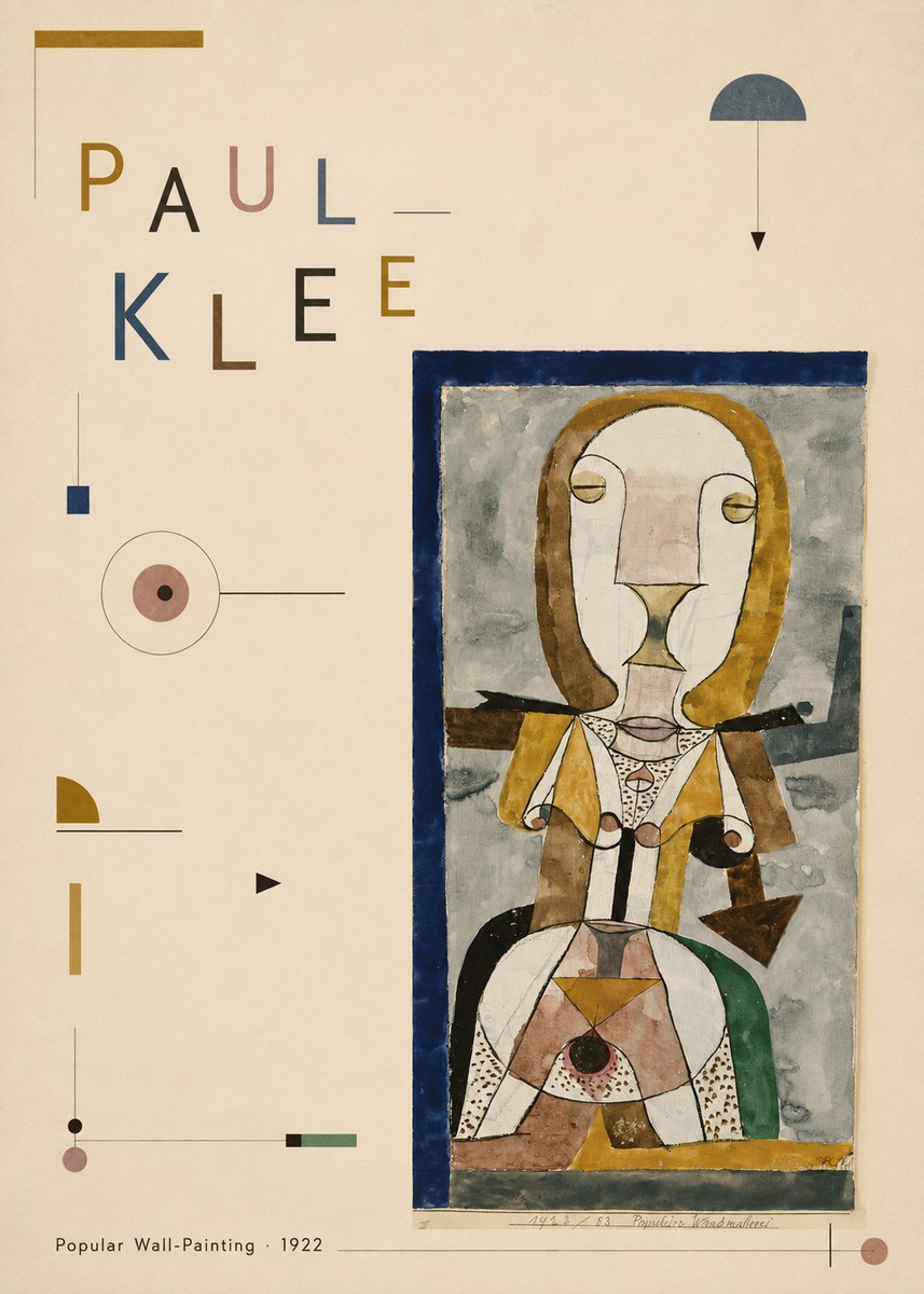 Paul Klee Popular Wall-painting No5 - Póster