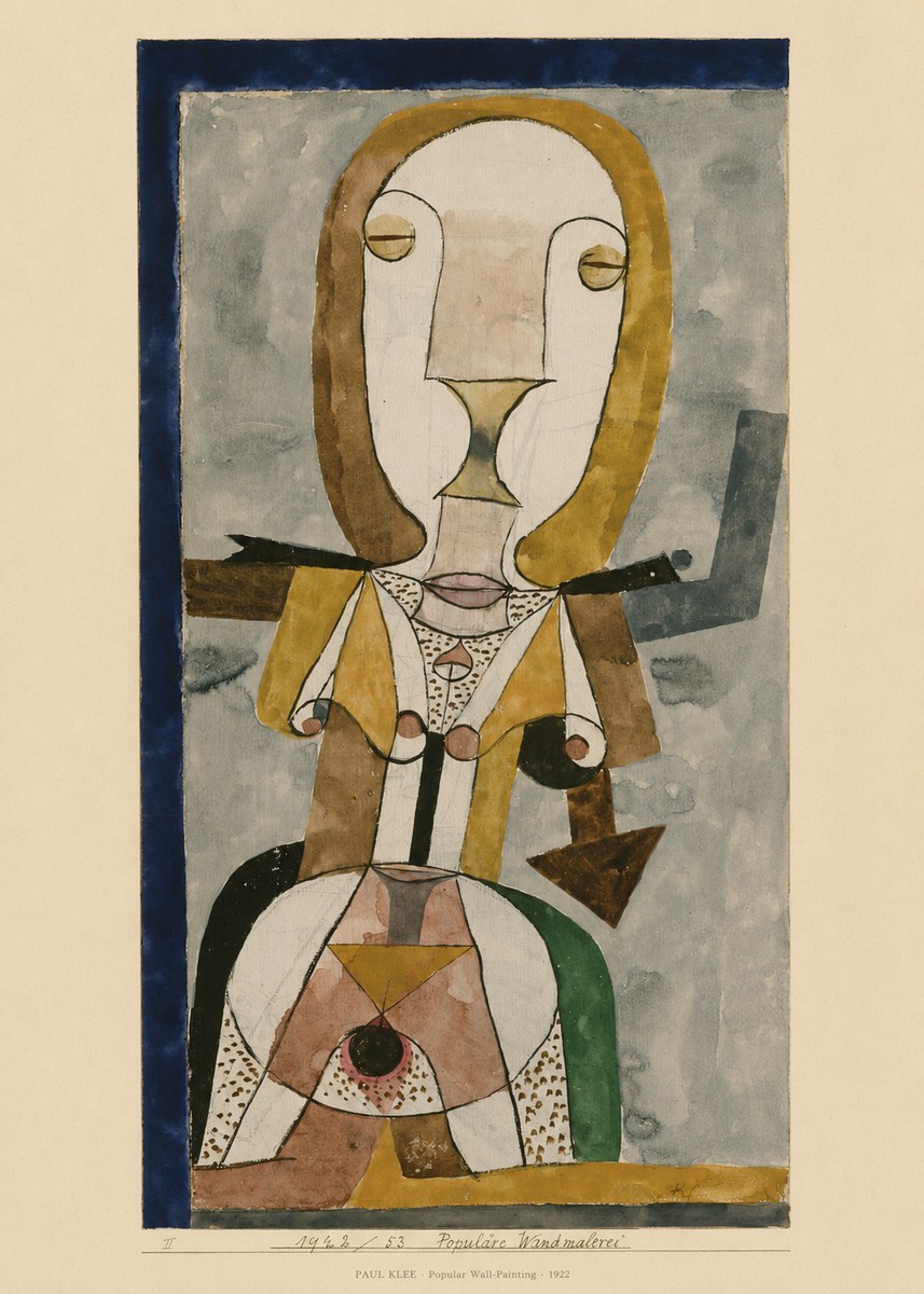 Paul Klee Popular Wall-painting No6 - Póster