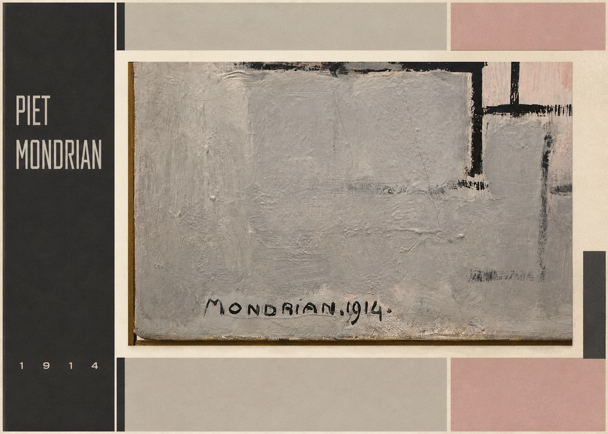 Piet Mondrian Composition 1914 No2 - Póster