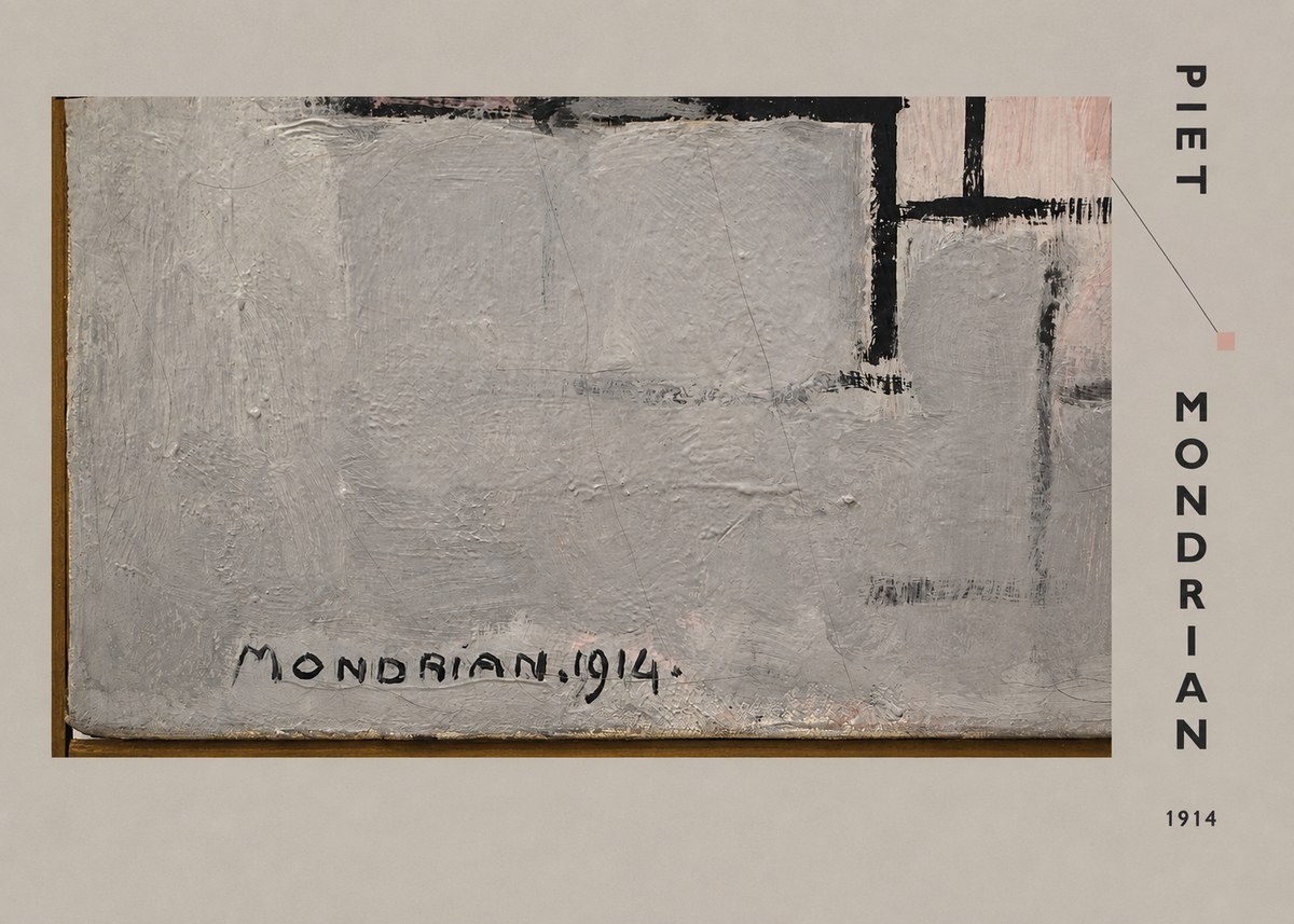 Piet Mondrian Composition 1914 No4 - Póster