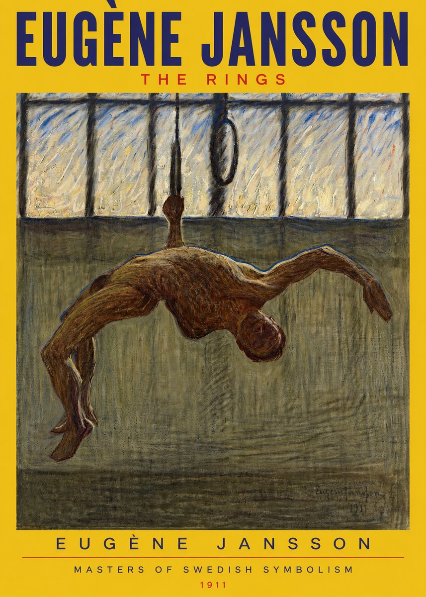 Eugène Jansson The Rings No2 - Póster