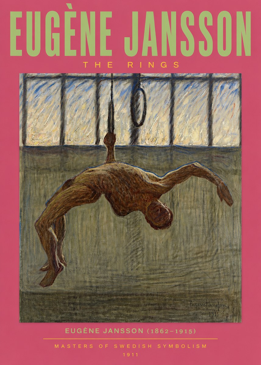 Eugène Jansson The Rings No3 - Póster
