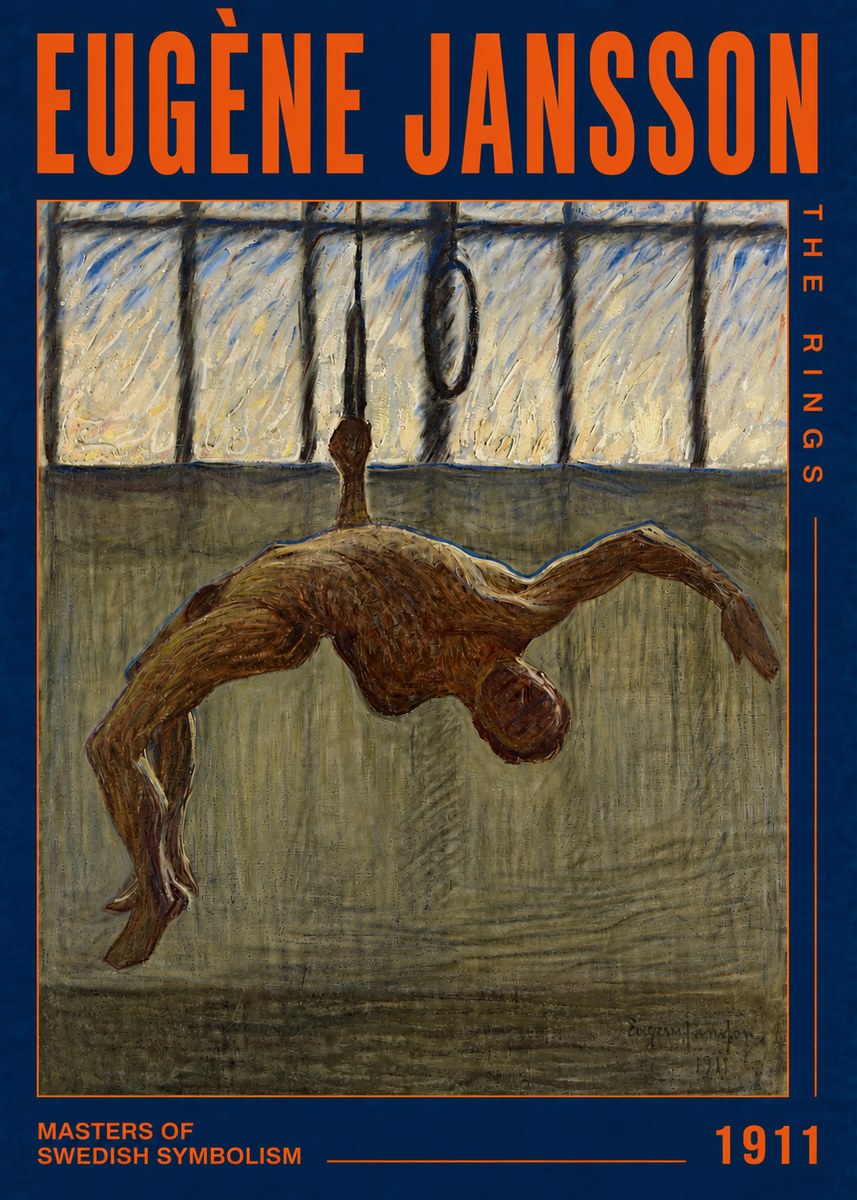 Eugène Jansson The Rings No4 - Póster
