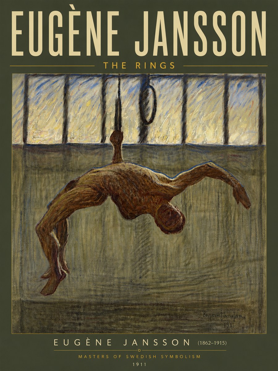 Eugène Jansson The Rings No5 - Póster
