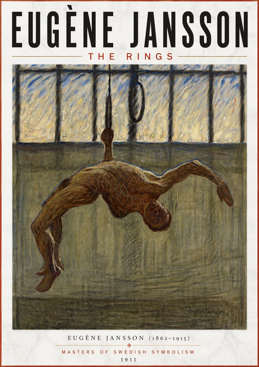 Eugène Jansson The Rings No6 - Póster