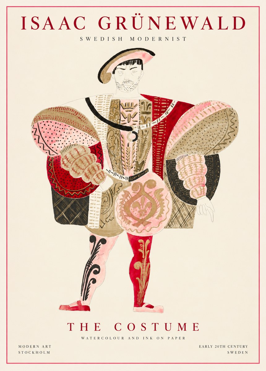 Isaac Grünewald The Costume I No1 - Póster