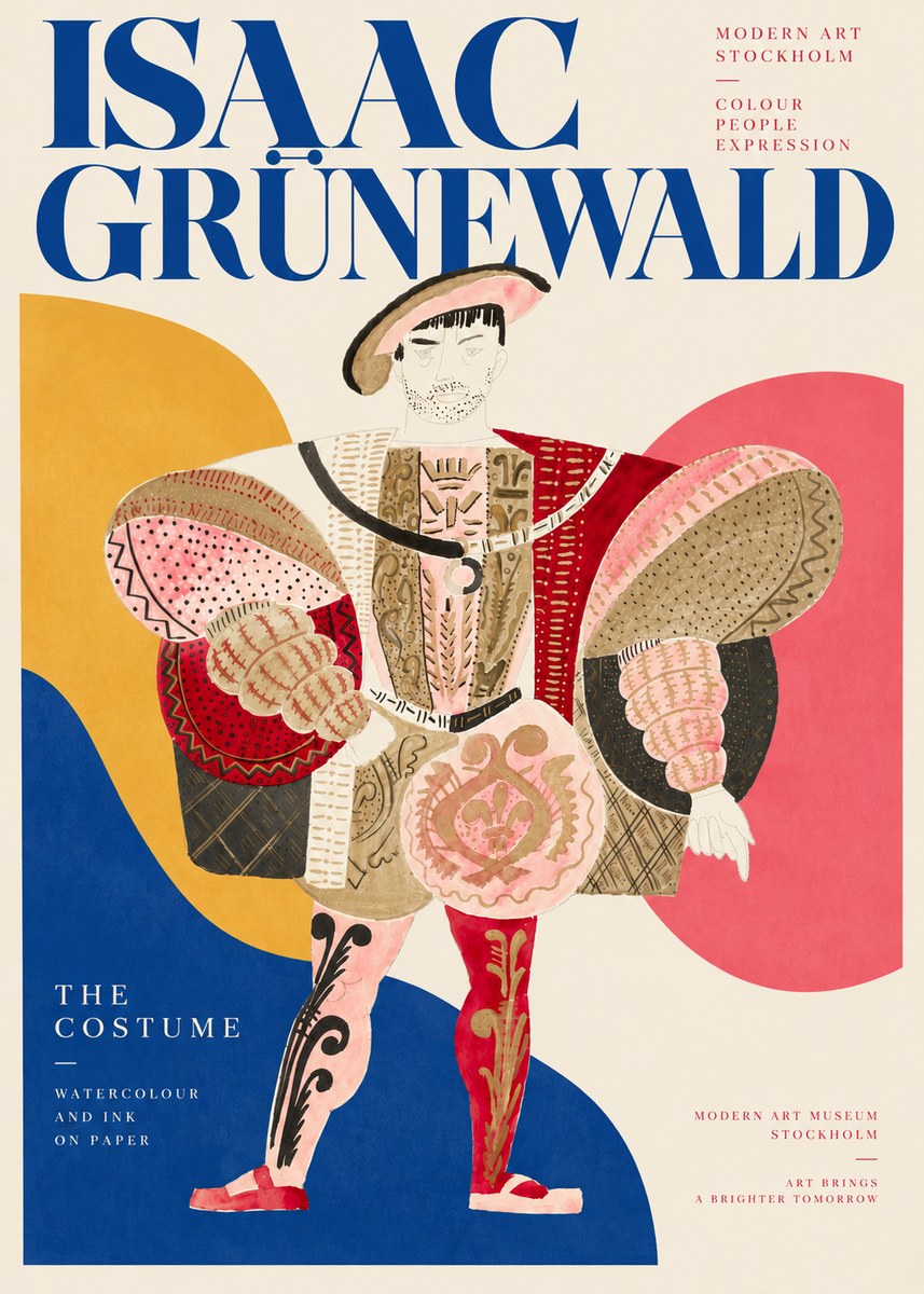 Isaac Grünewald The Costume I No4 - Póster