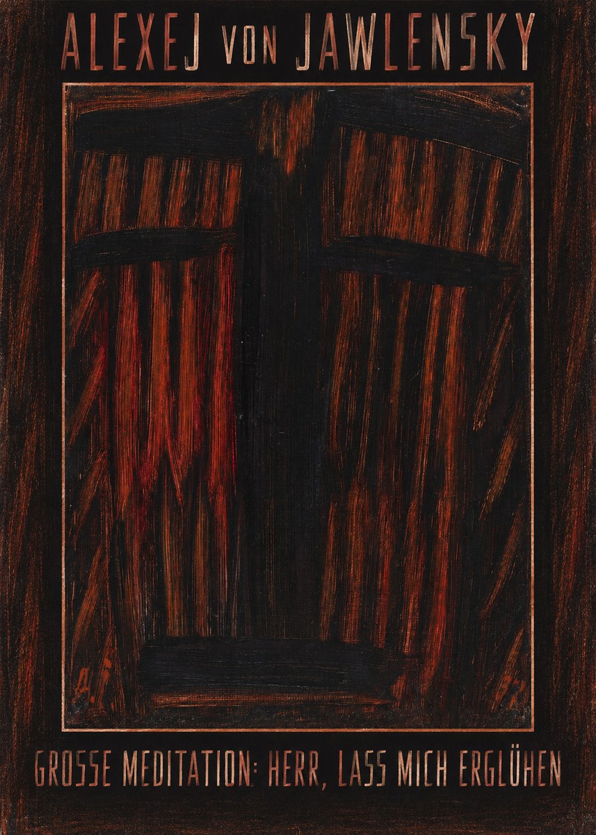 Alexej von Jawlensky Grosse Meditation: Herr, Lass Mich Erglühen No1 - Póster