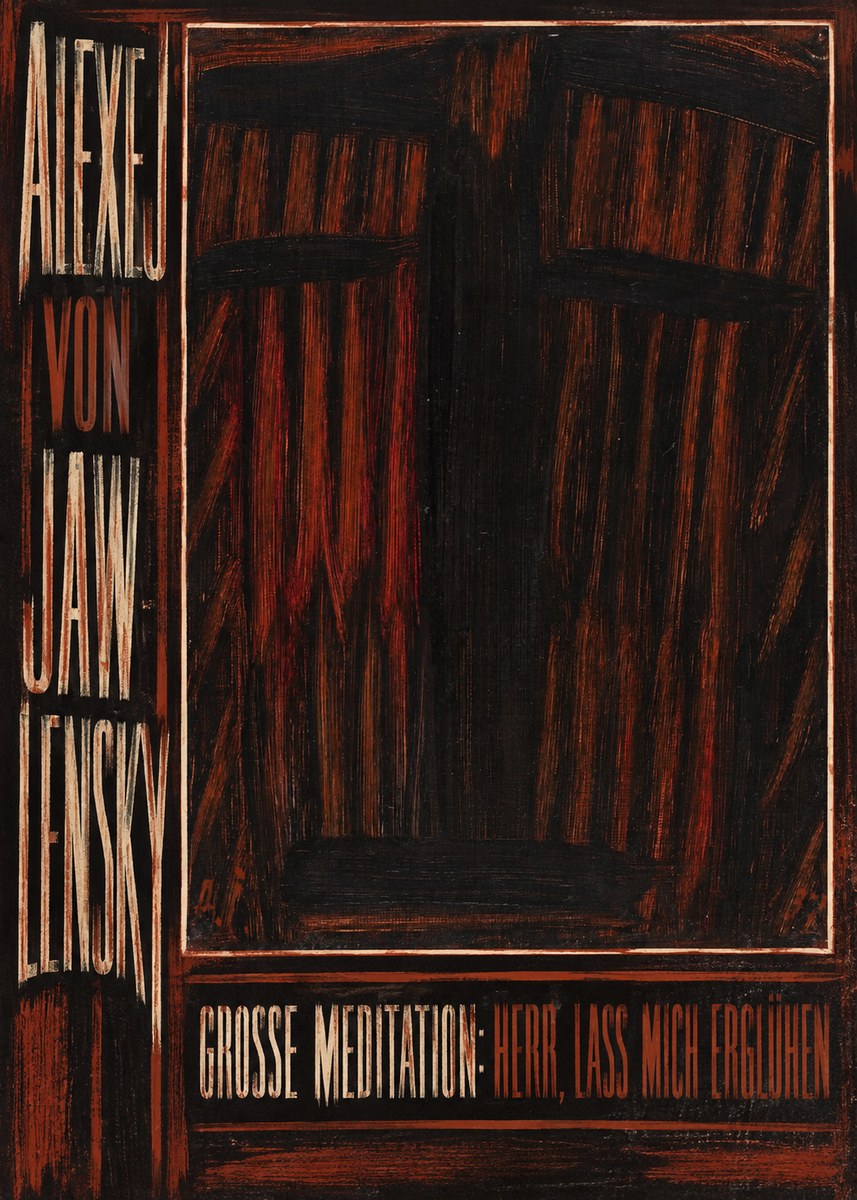 Alexej von Jawlensky Grosse Meditation: Herr, Lass Mich Erglühen No2 - Póster