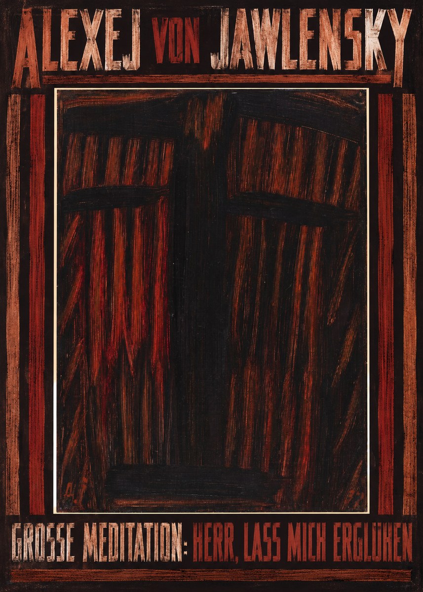 Alexej von Jawlensky Grosse Meditation: Herr, Lass Mich Erglühen No4 - Póster