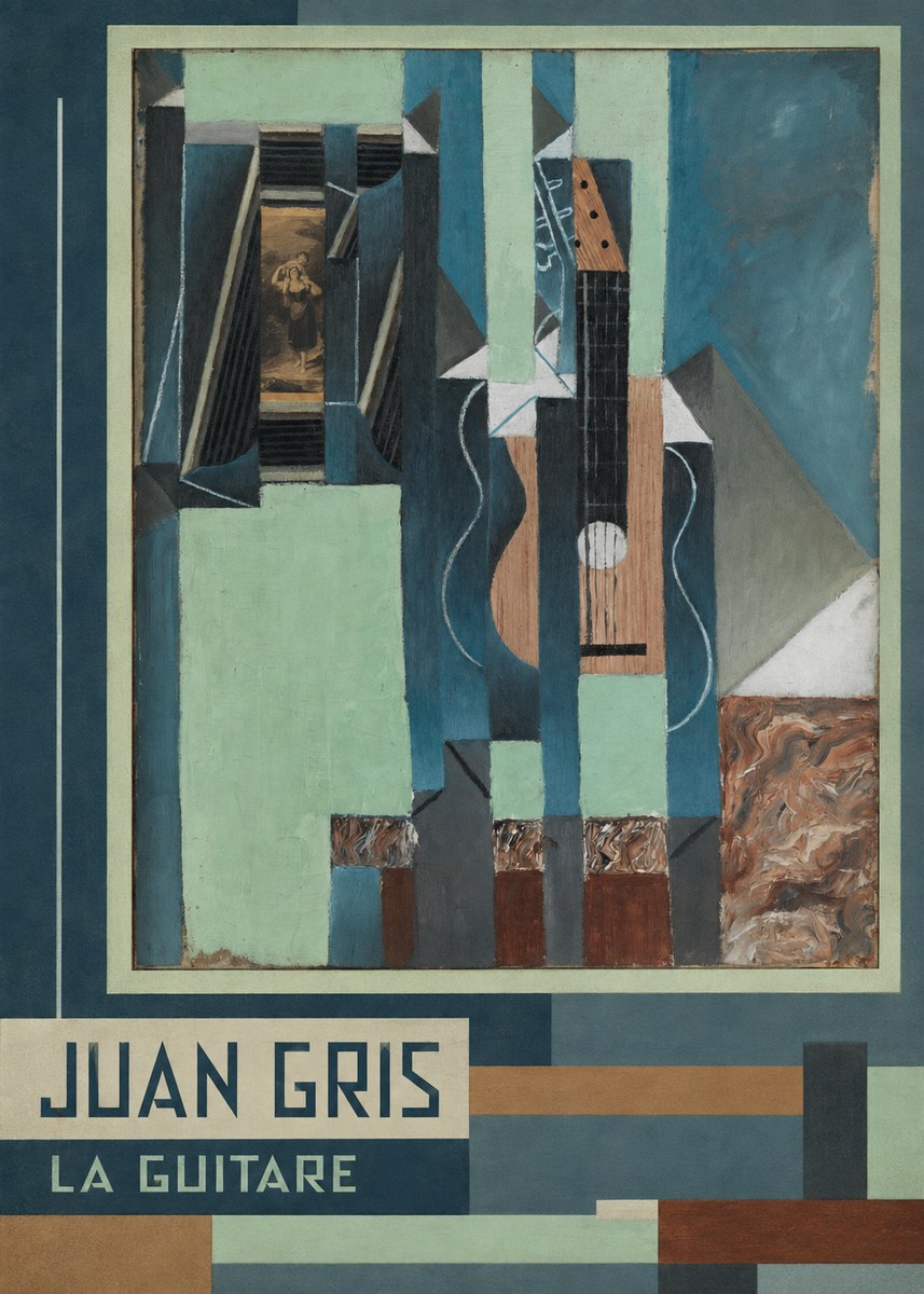 Juan Gris La Guitare No3 - Póster