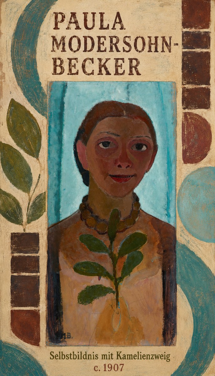 Paula Modersohn-Becker Selbstbildnis Mit Kamelienzweig No6 - Póster