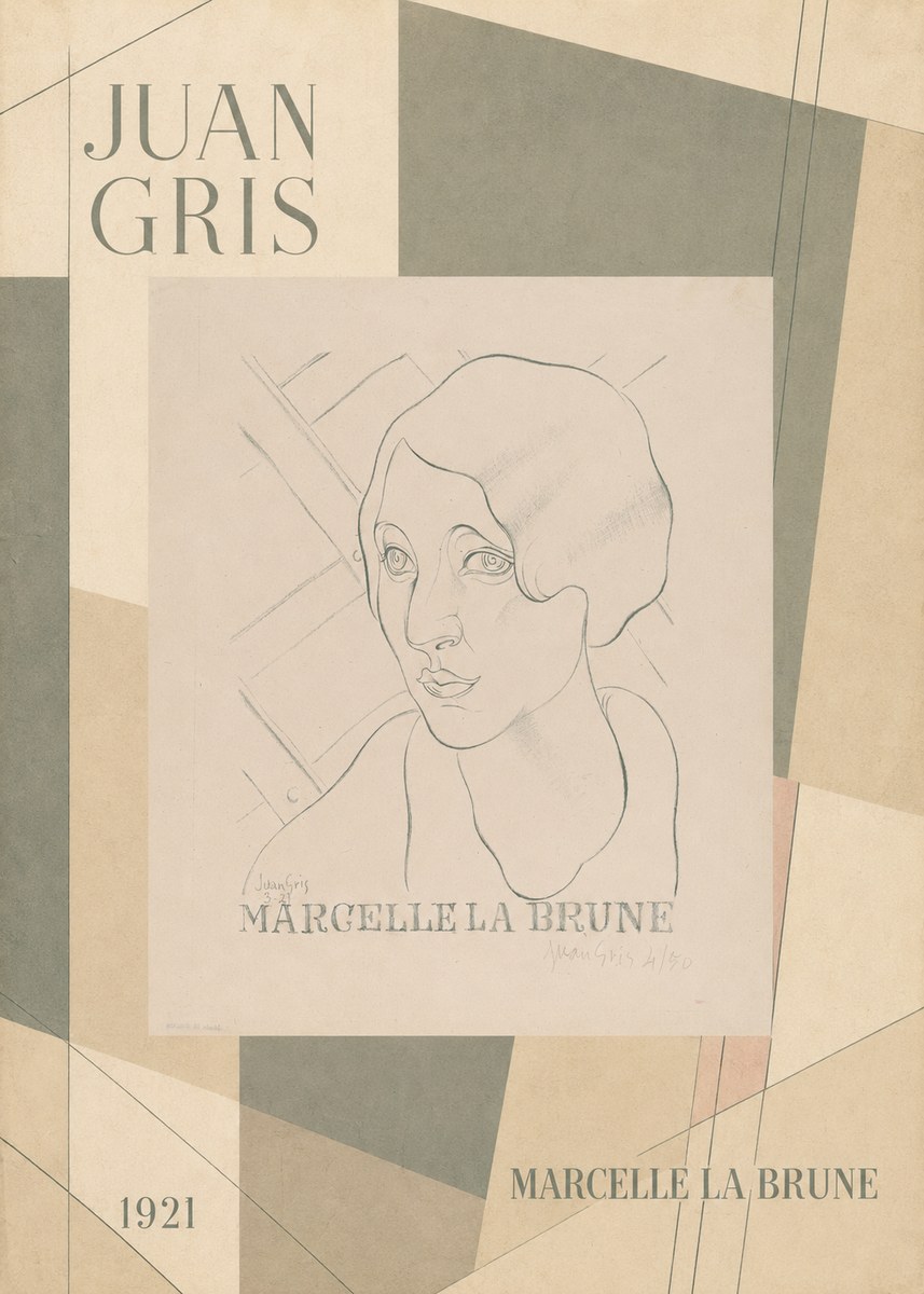 Juan Gris Marcelle La Brune I No2 - Póster