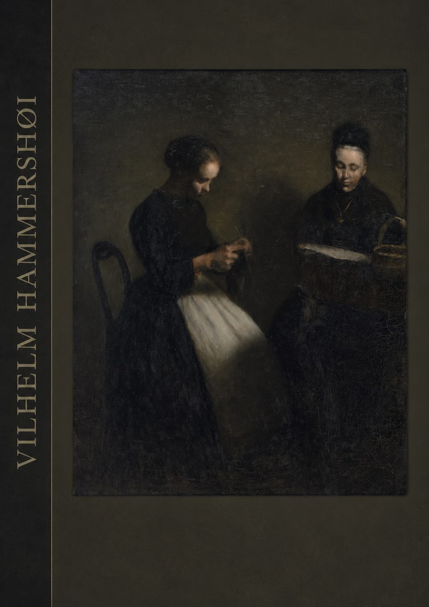 Vilhelm Hammershøi Two Women Knitting No2 - Póster