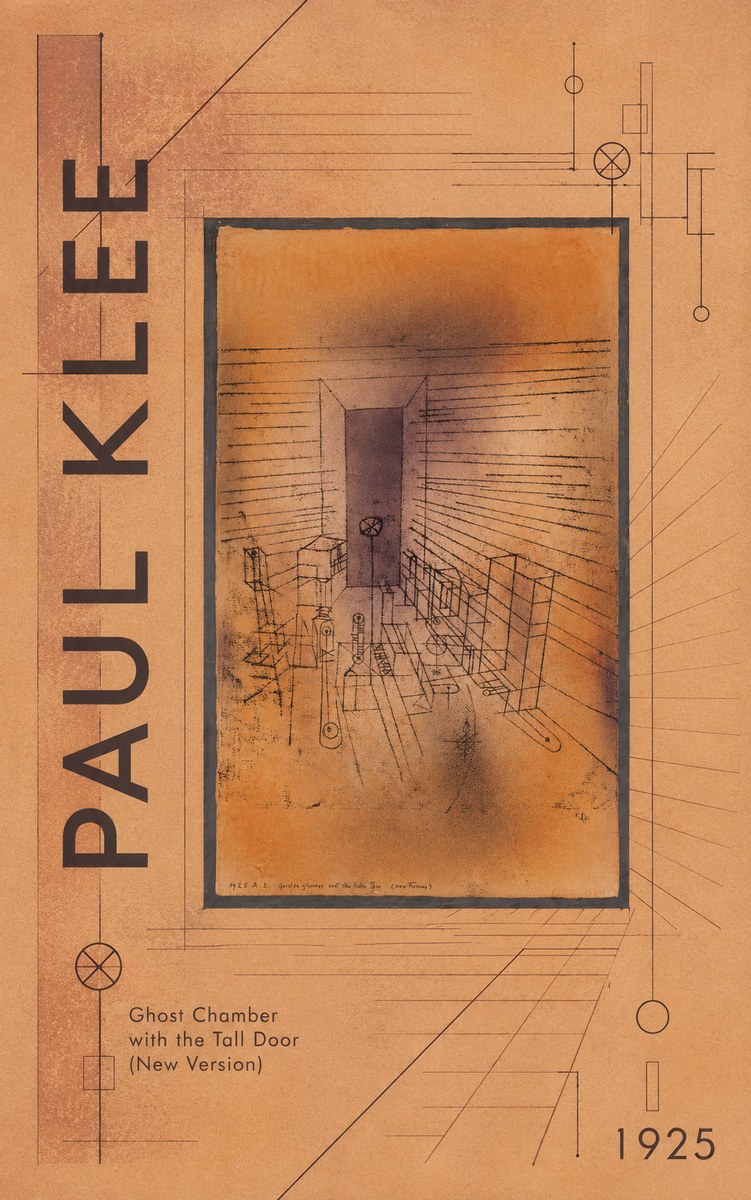 Paul Klee Ghost Chamber with the Tall Door (New Version) No4 - Póster