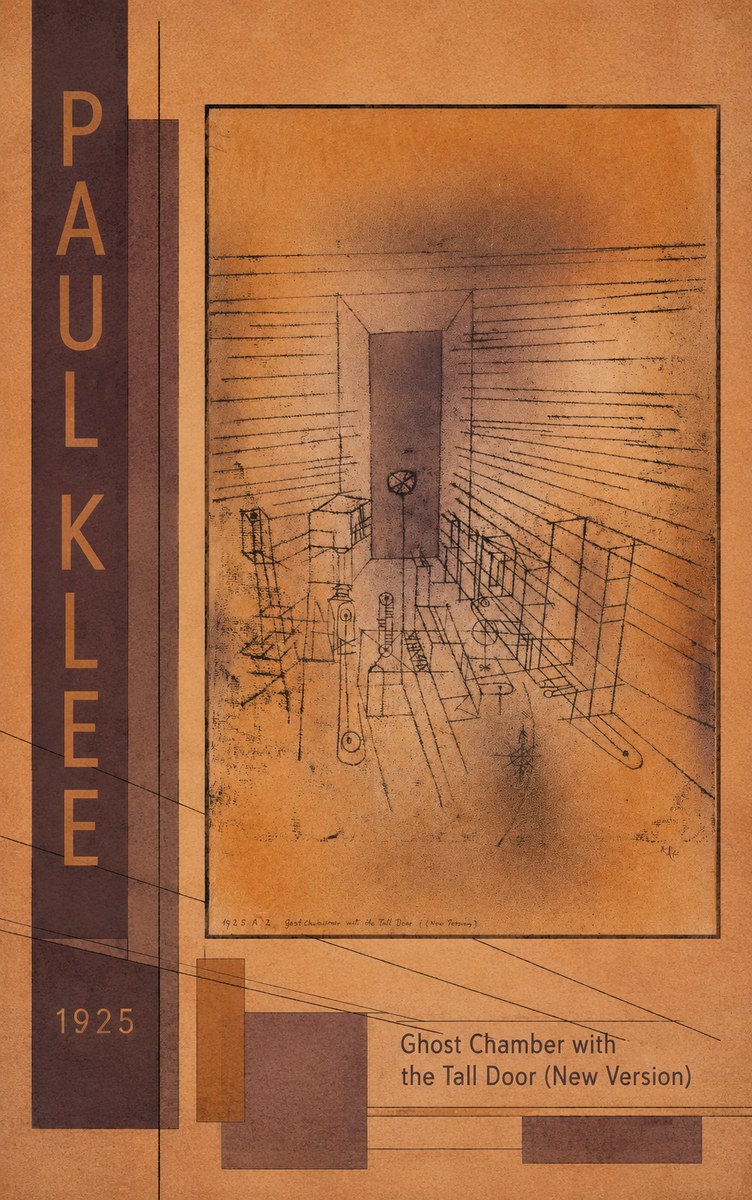Paul Klee Ghost Chamber with the Tall Door (New Version) No6 - Póster