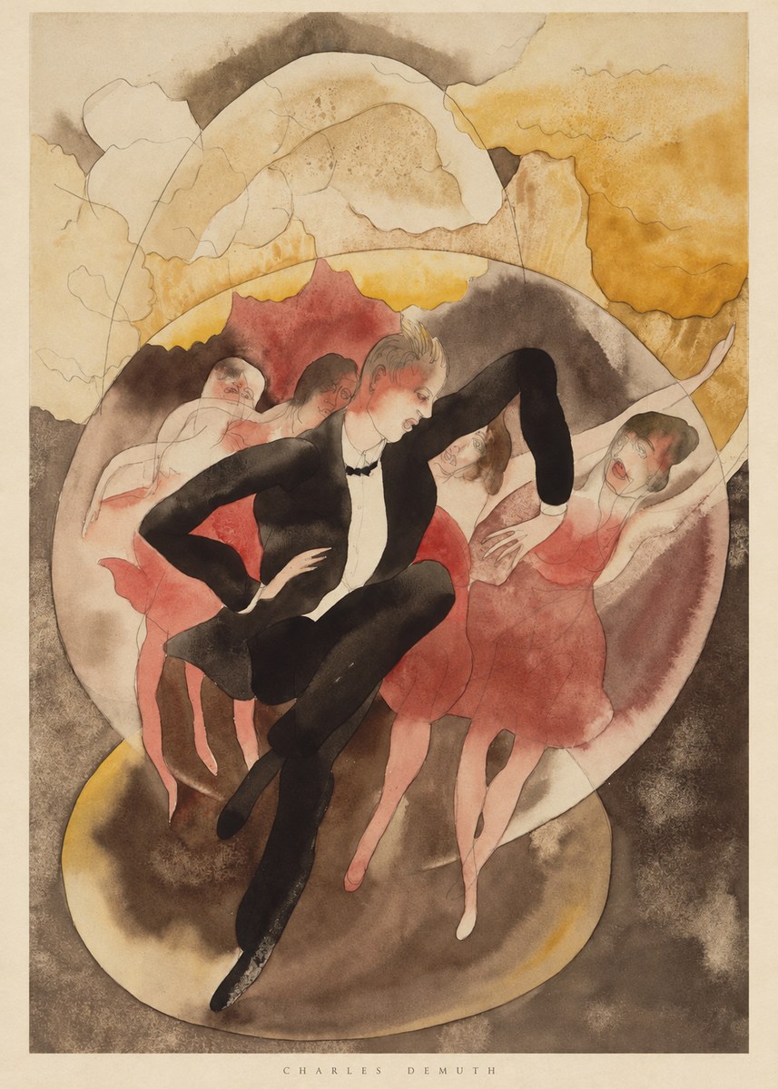 Charles Demuth In Vaudeville (Dancer with Chorus) No5 - Póster