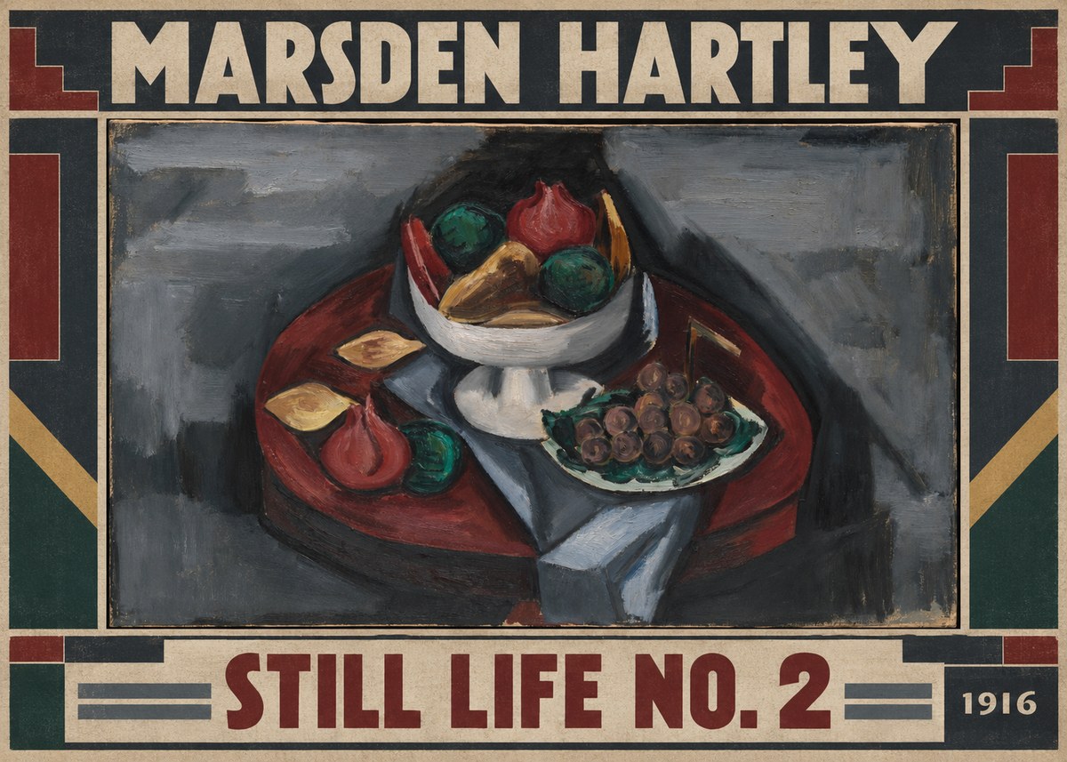 Marsden Hartley Still Life No. 2 No1 - Póster