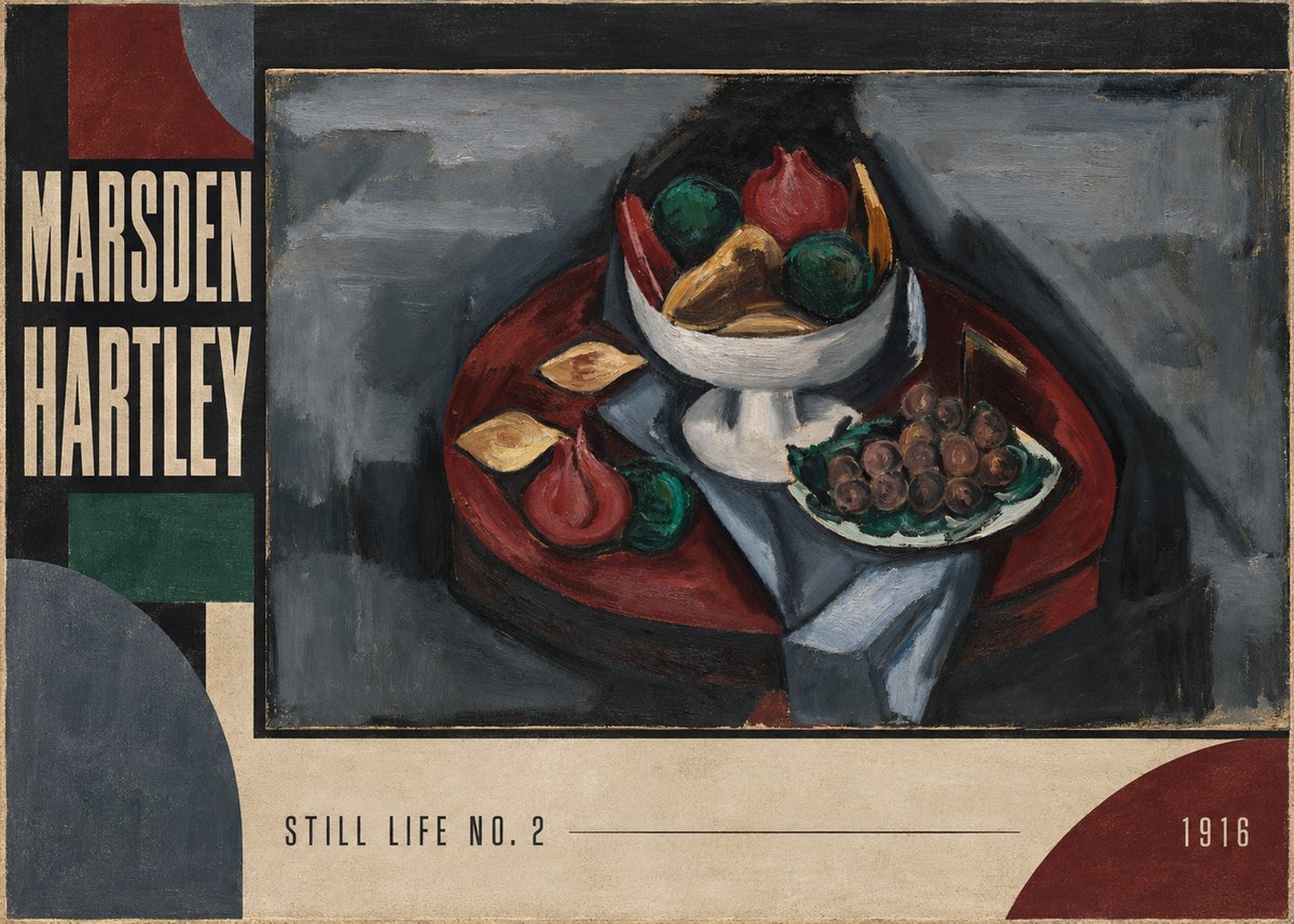 Marsden Hartley Still Life No. 2 No2 - Póster