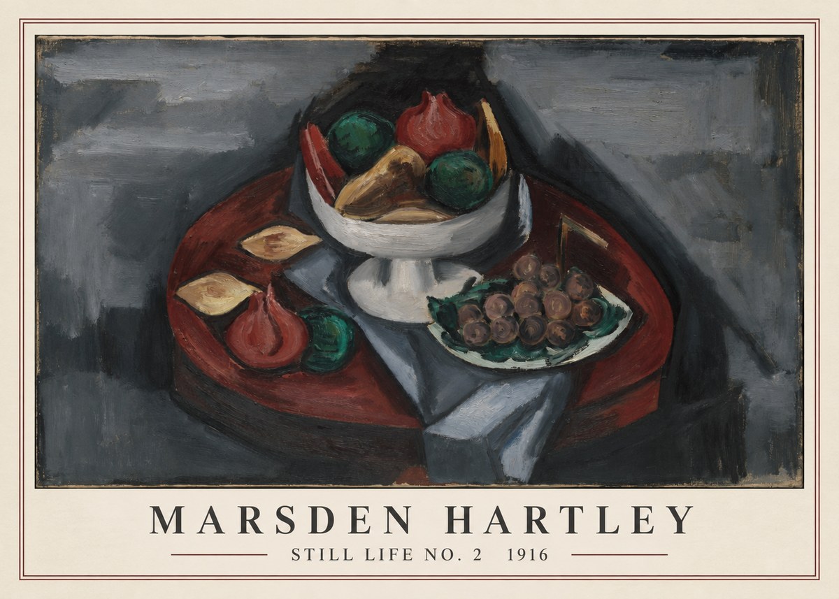 Marsden Hartley Still Life No. 2 No3 - Póster