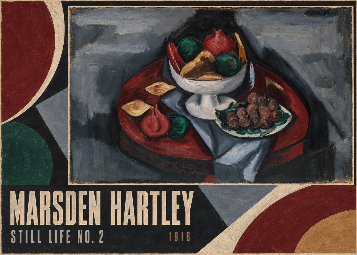 Marsden Hartley Still Life No. 2 No4 - Póster