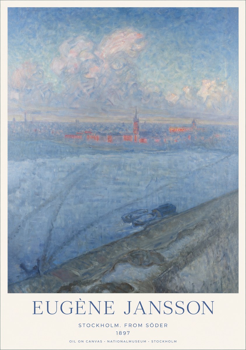Eugène Jansson Stockholm. from Söder No1 - Póster